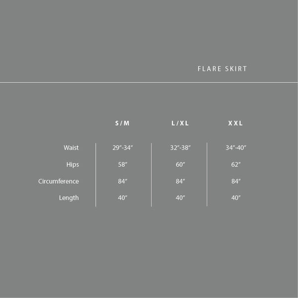 Flare Skirt in Moss : LAST PIECE (XXL)