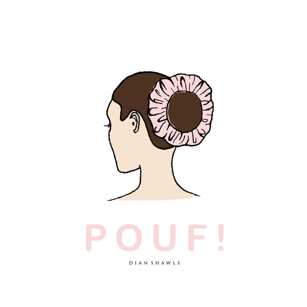 Pouf Set : Sky Blue & Blush
