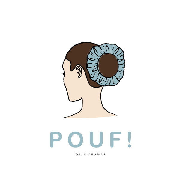 Pouf Set : Sky Blue & Blush
