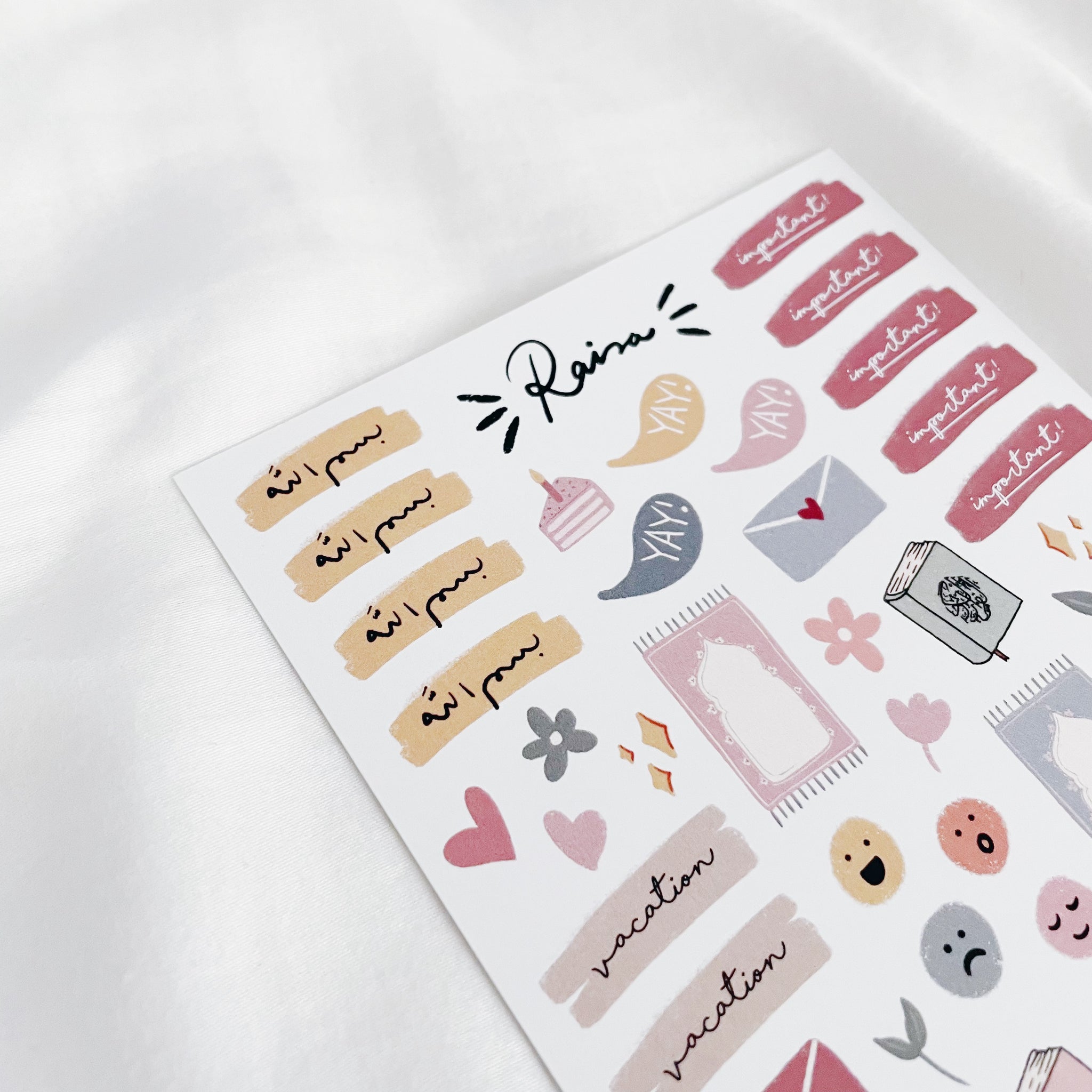 A6 Sticker Sheet : Planner