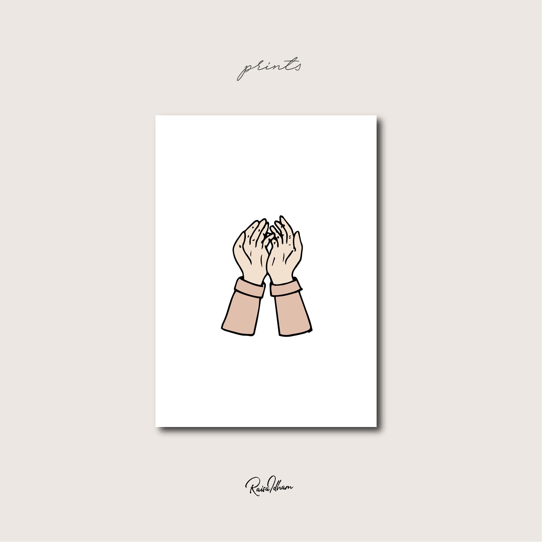 Prints : The Worship Series (Do'a)