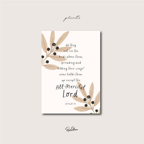 Prints : The Faith Series (Al-Mulk)