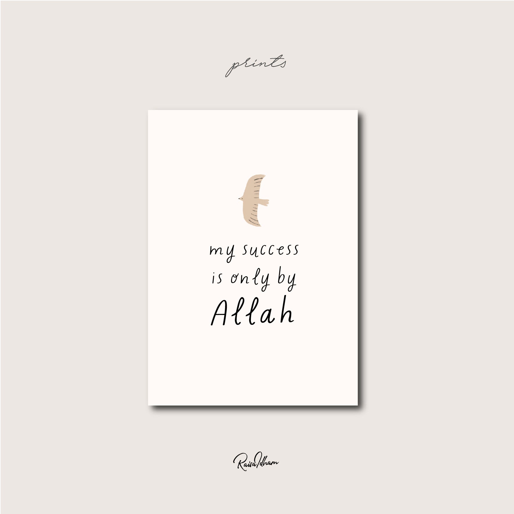 Prints : The Faith Series (Success)