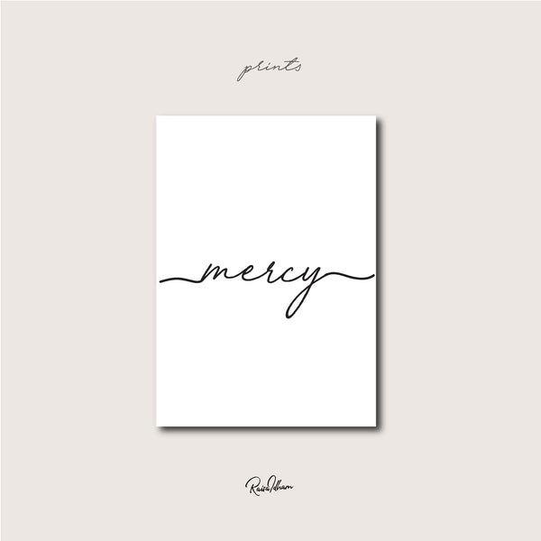Prints : The Word Series (Mercy)
