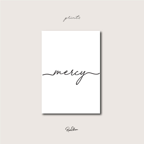 Prints : The Word Series (Mercy)