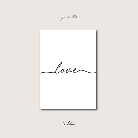 Prints : The Word Series (Love)