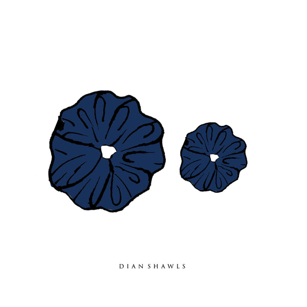 Scrunchie Set : Navy