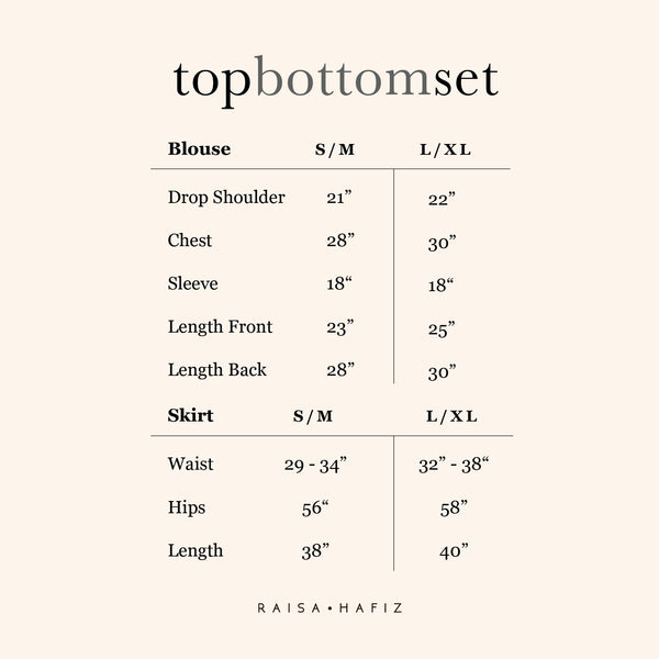 Top & Bottom Set : Cream